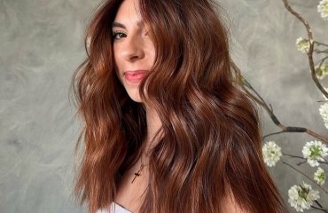 natural brown to cowbow copper hair at home dye