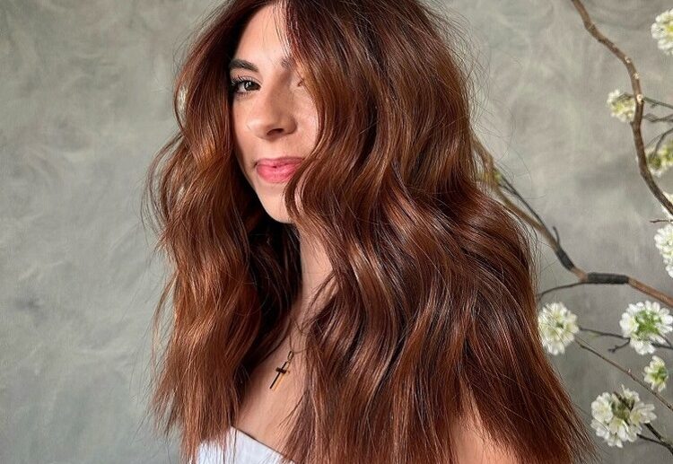 natural brown to cowbow copper hair at home dye