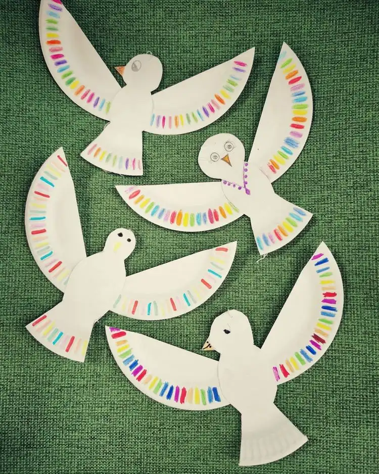 peace dove craft for kids