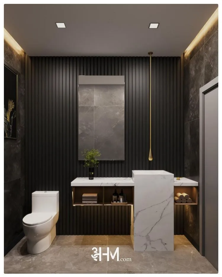 powder room ideas 2024 home interior design trends