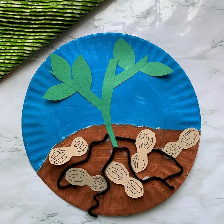 black history month paper plate craft