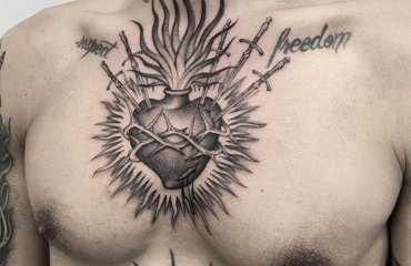 cool popular mens chest tattoos ideas 2024