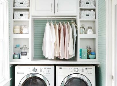 creative smart small laundry room storage ideas on a budget