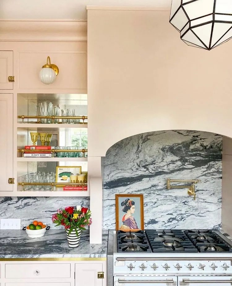 eclectic kitchen decor with refined finishes