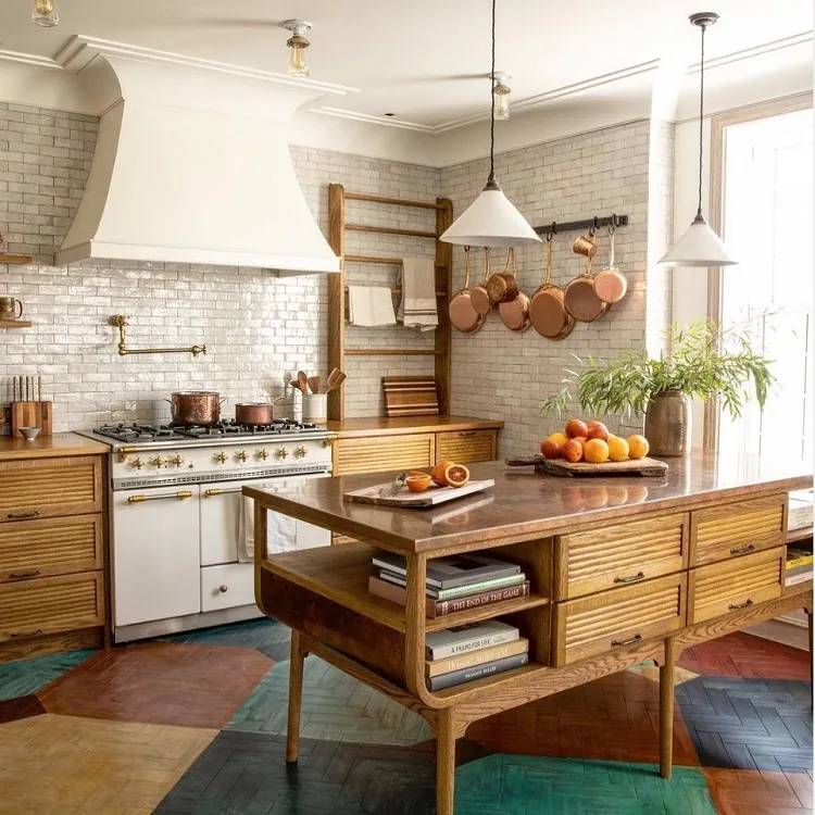 eclectic kitchen design modern meets rustic