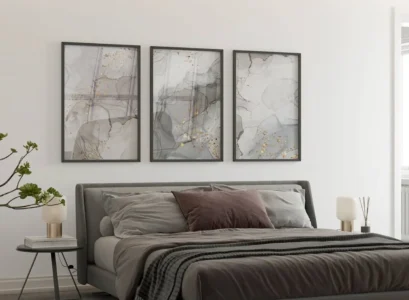 how to arrange wall art for a bedroom simple guide