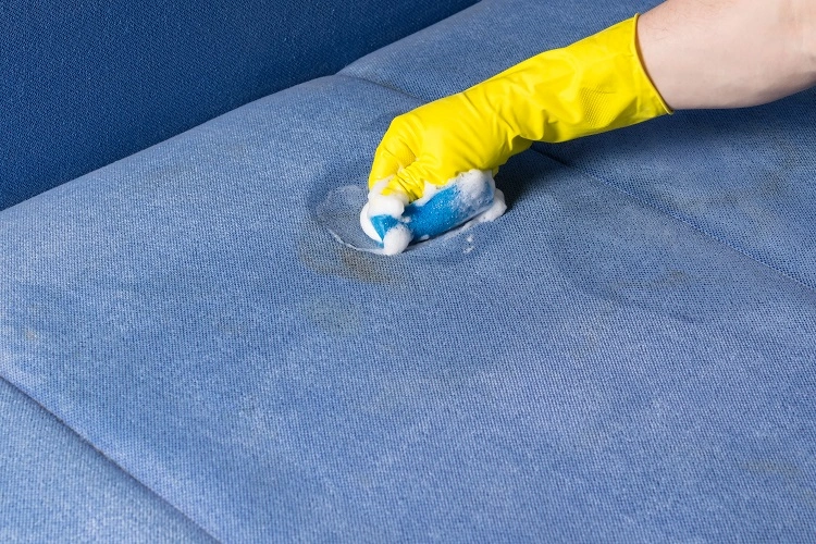 how to clean chocolate stains from a fabric sofa with household items guide