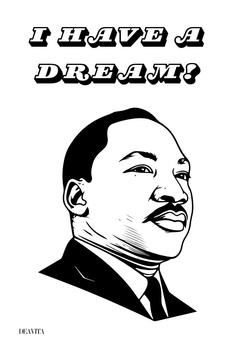 i have a dream martin luther king jr coloring page