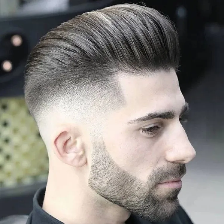 modern pompadour men's haircut 2024 trend