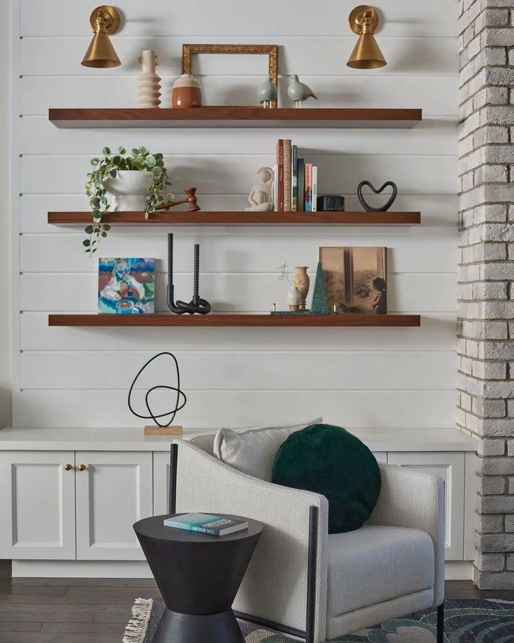 open shelves home decor and storage ideas