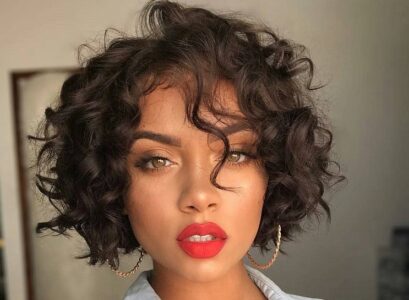sassy short layered haircuts for curly hair 2024