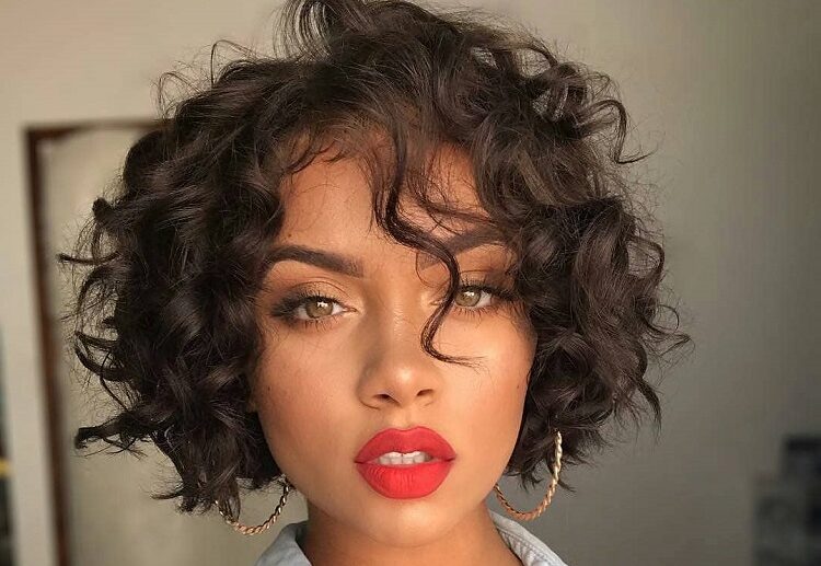 sassy short layered haircuts for curly hair 2024