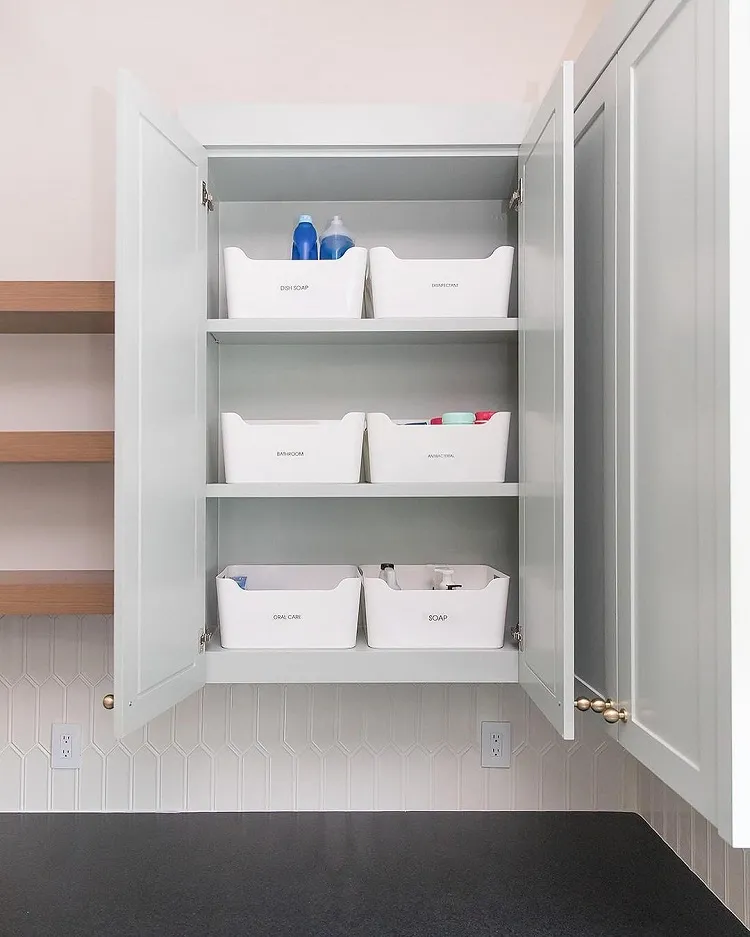 small laundry room ideas for optimizing storage