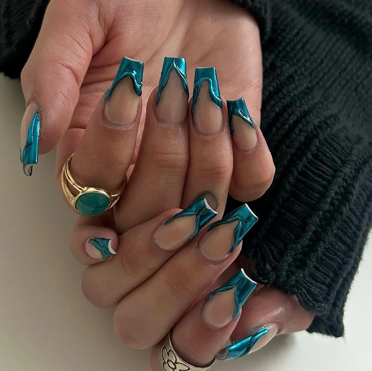 amazing vacation nails 2024 coffin