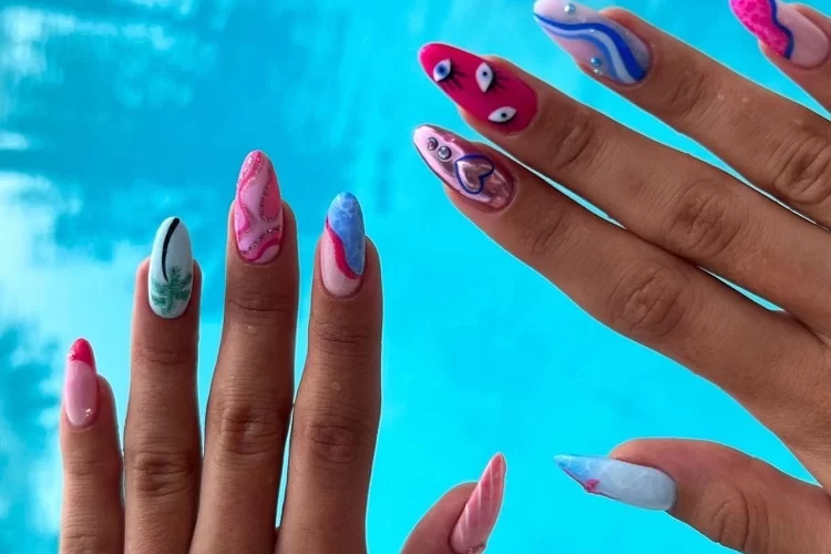 best trendy vacation nails 2024 ideas
