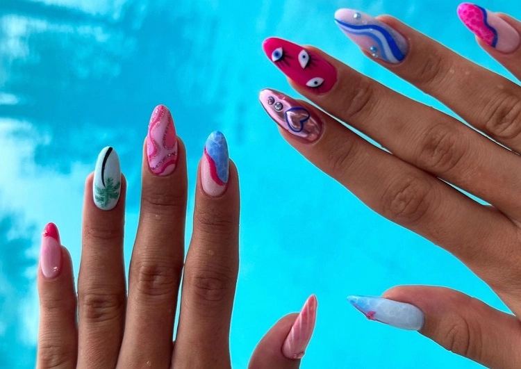 best trendy vacation nails 2024 ideas