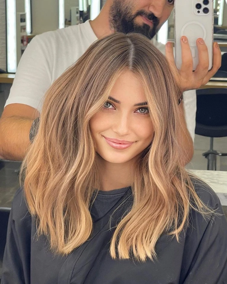 blonde hair color trend 2024 syrup blonde