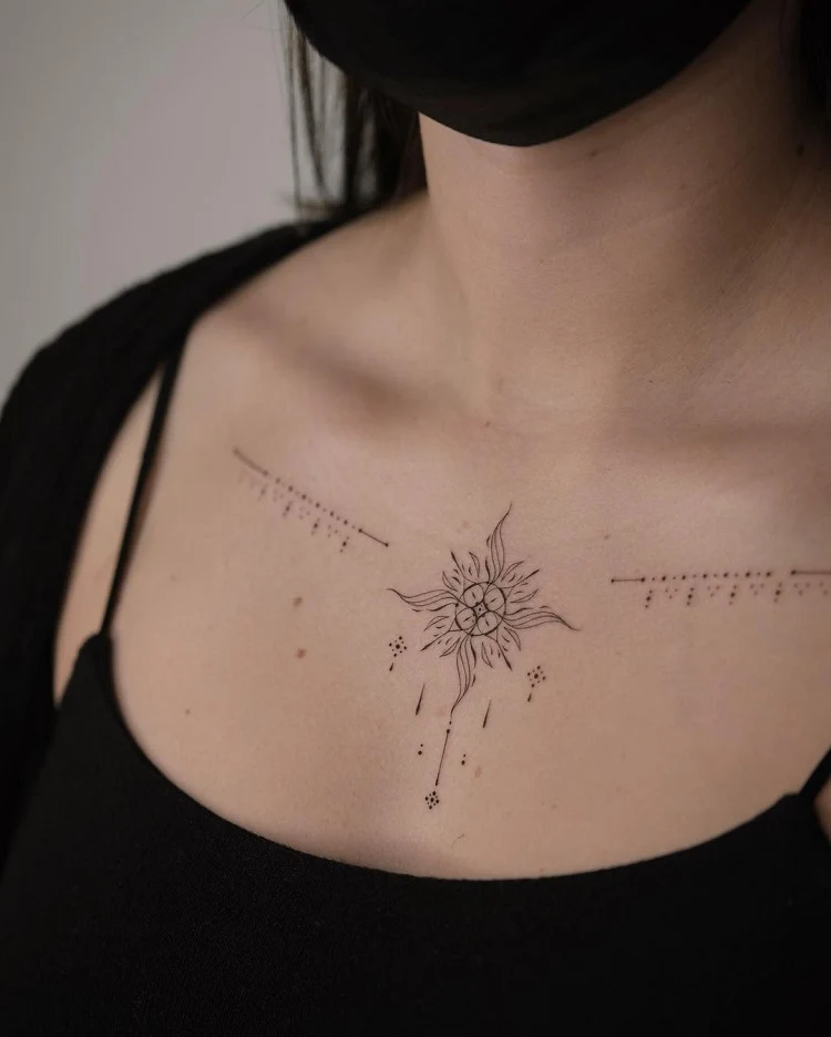 celestial tattoo ideas for females