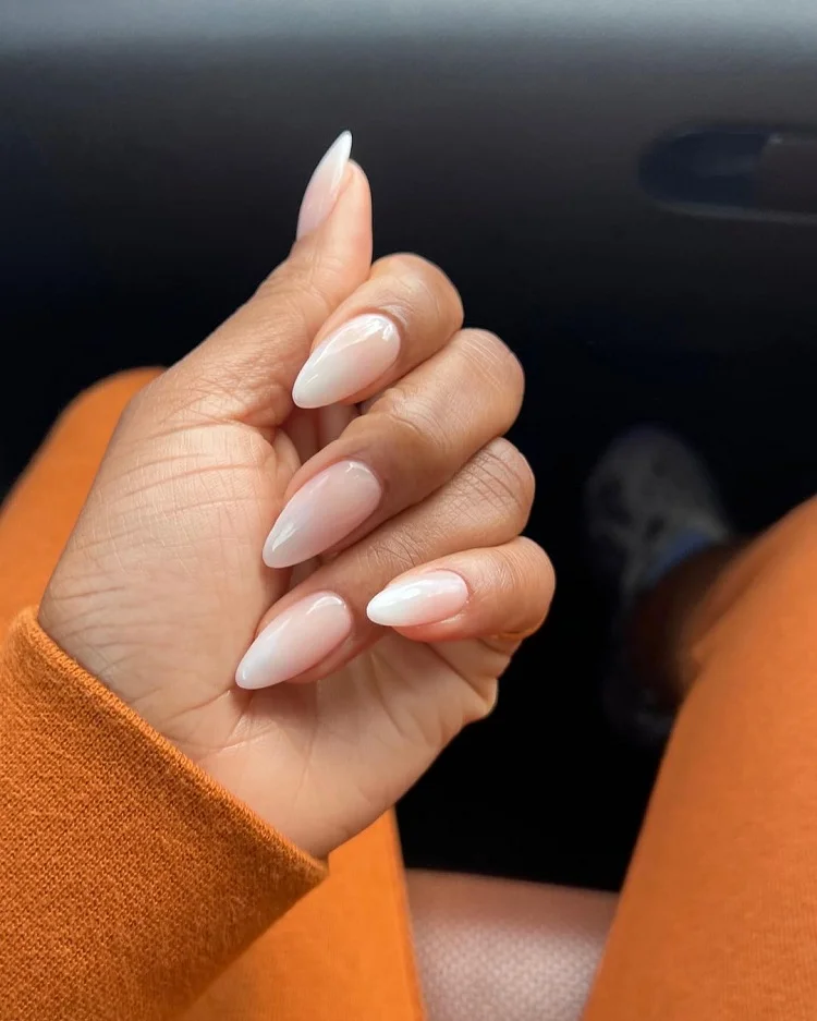 classic ombre french manicure