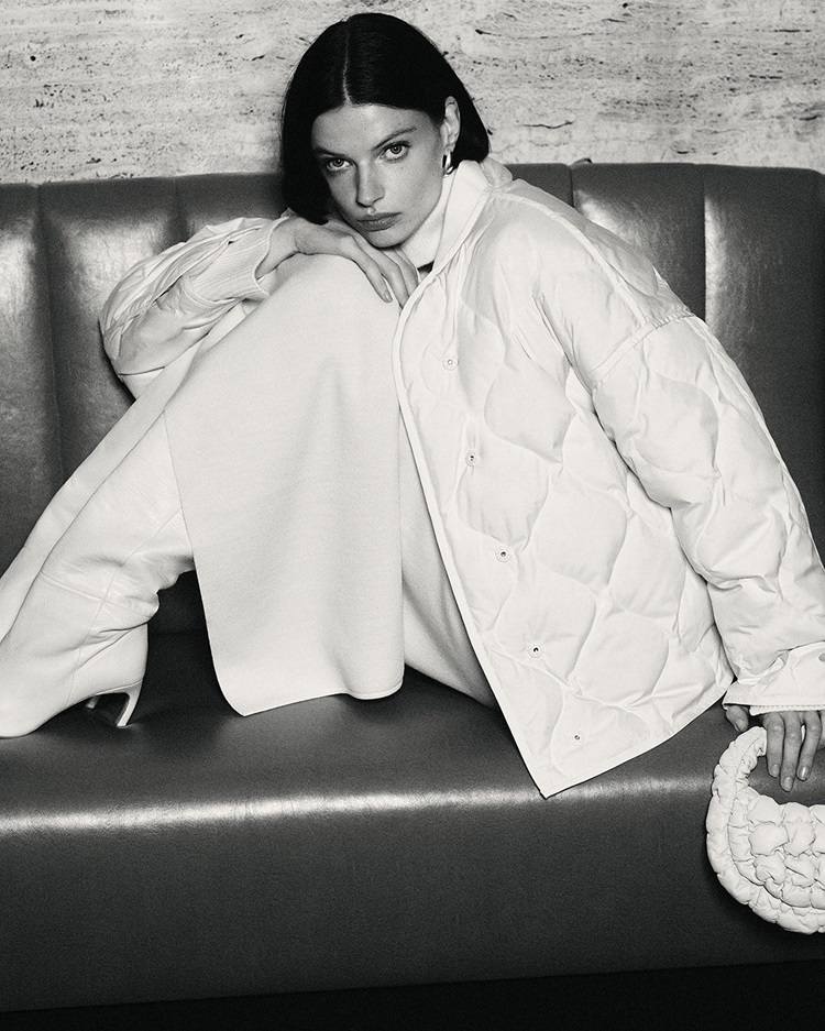 cos white oversized quilted jacket trend spring 2024