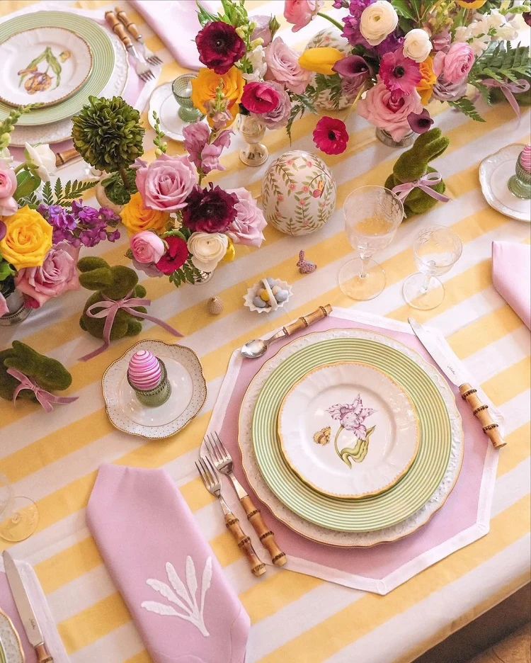 flower arrangements for easter table ideas