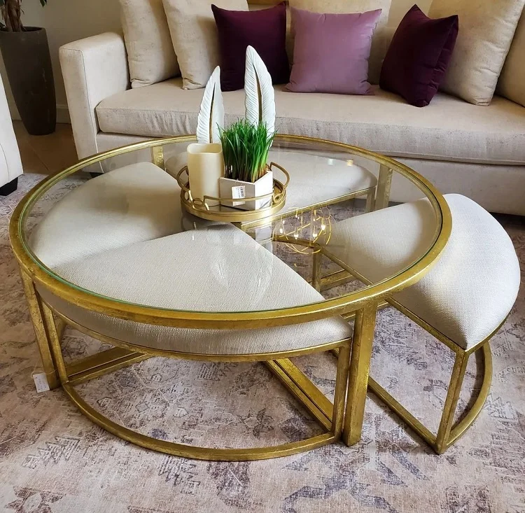 glass coffee table decorating ideas for living room