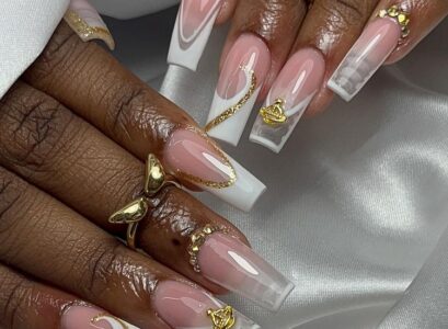 mob wife nails aesthetic manicure designs 2024