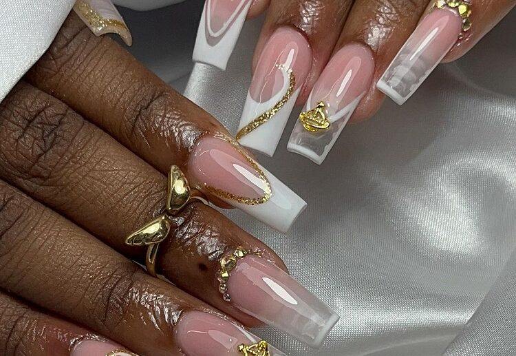 mob wife nails aesthetic manicure designs 2024