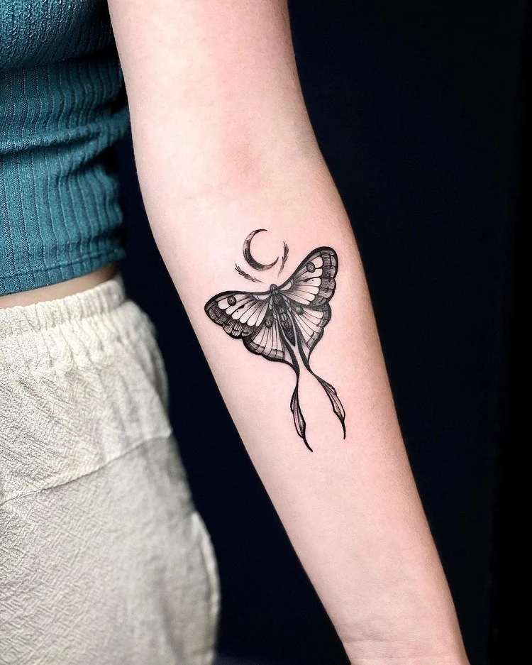moth tattoo symbolism meaning