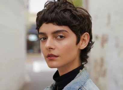 razored pixie mullet for fine hair texture