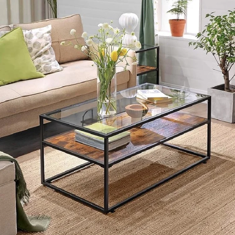 rectagle glass coffee table decorating ideas 2024