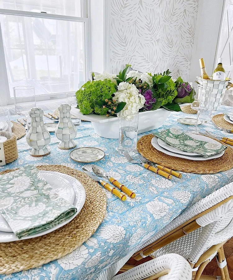 stylish elegant spring table decorations