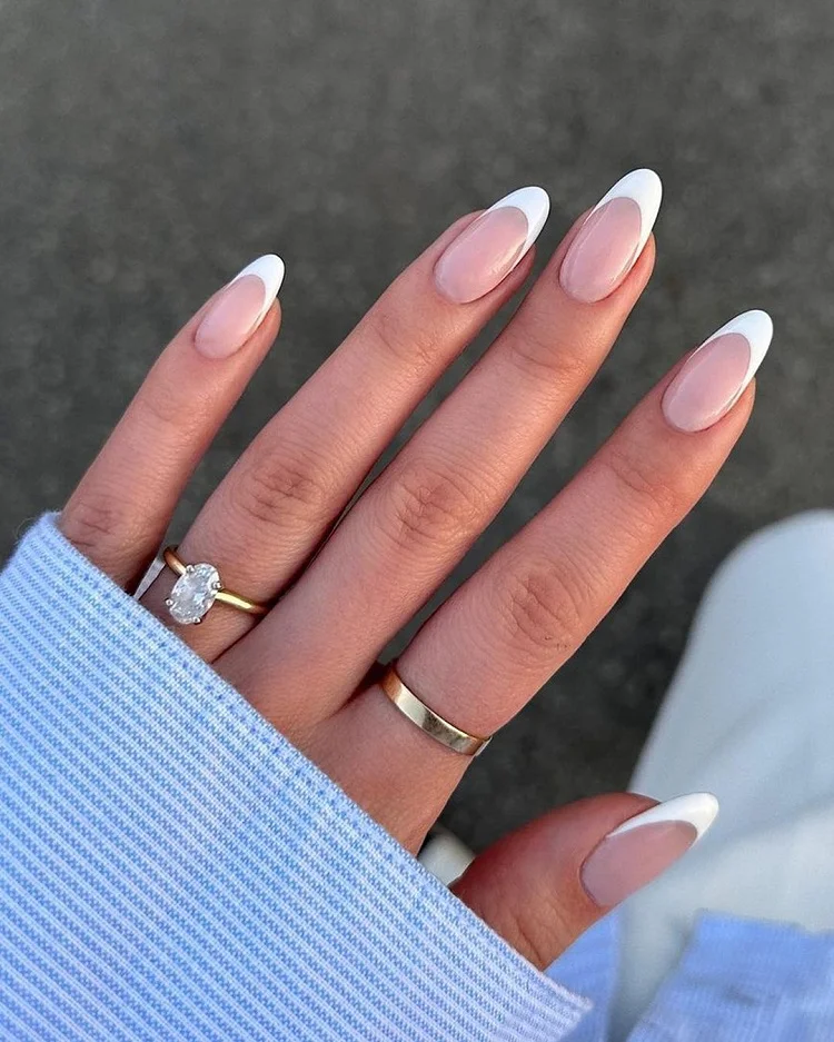 timeless french manicure design