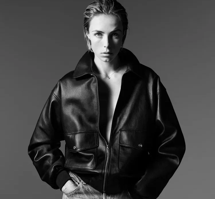 trendy jackets for women to shop for spring 2024 celine leather aviator