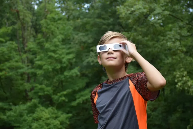 use special protective glasses to watch the solar eclipse