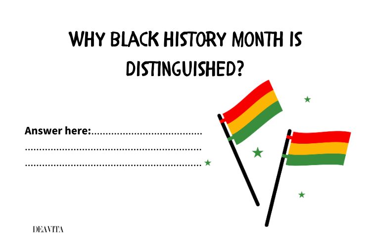why black history month is distinguished kids trivia questions